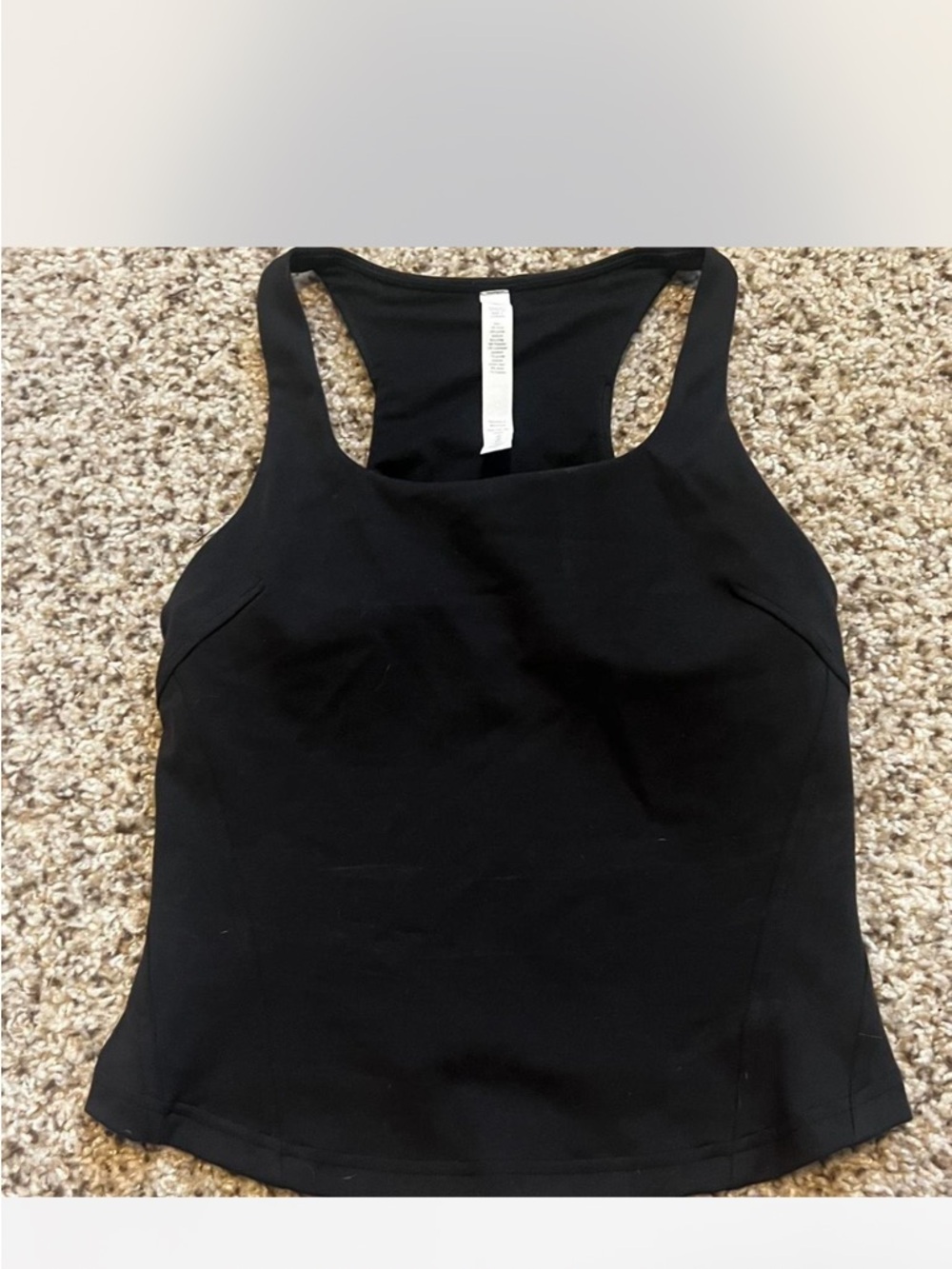 Lululemon Women's Black Racerback Tank Top